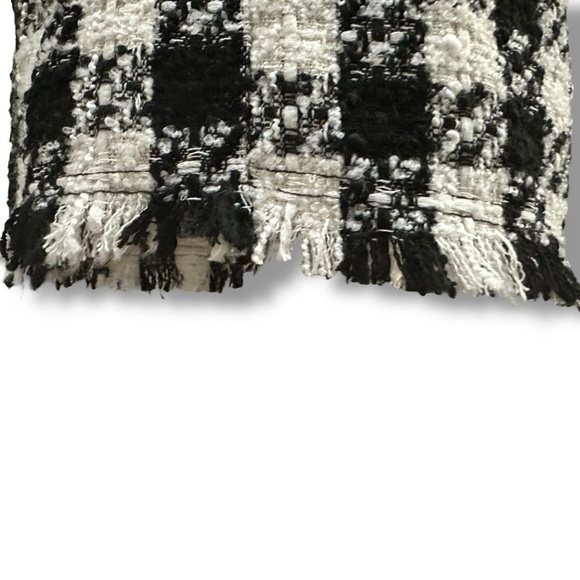 165 ZARA | Turkey EUC Black and White Checkered Long Sleeve Dress (size S) - Picture 5 of 14